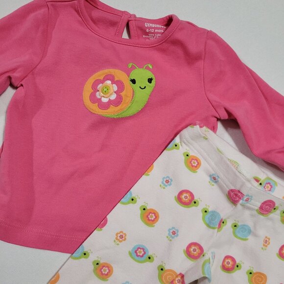 Gymboree Growing Flowers USED 6-12 month Set. Mixed Bin Z27 - Picture 2 of 2